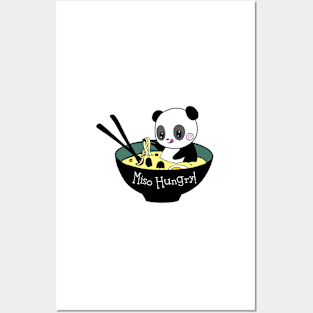 Miso Hungry Panda Posters and Art